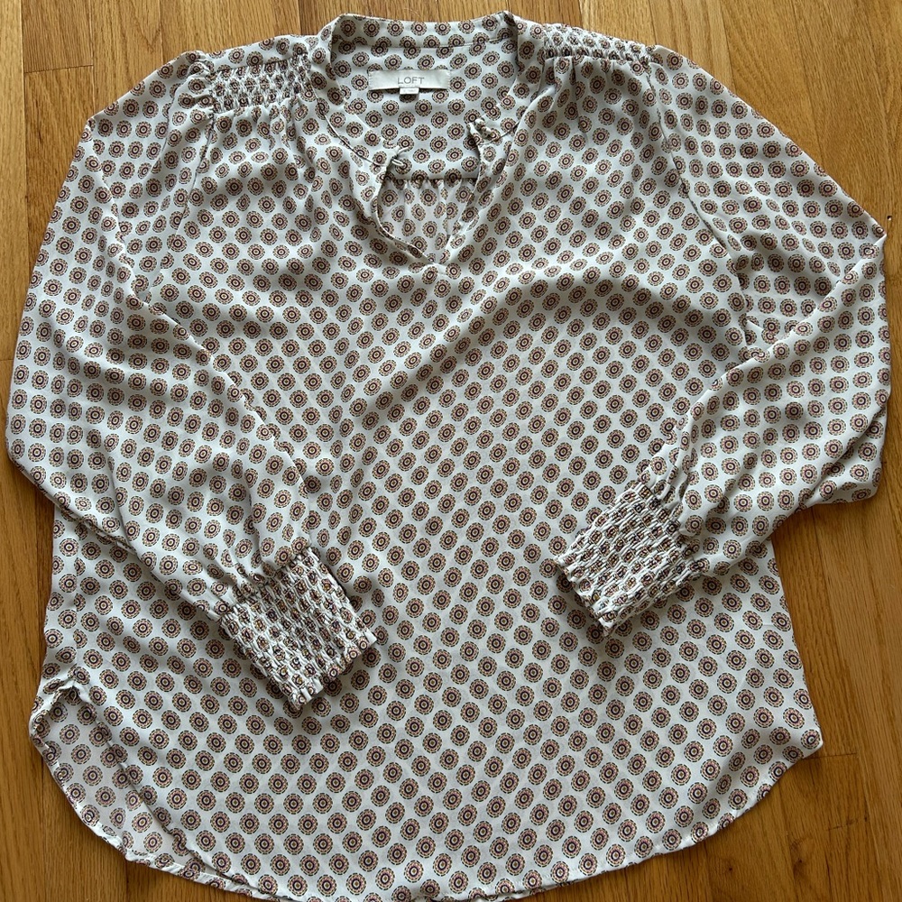 LOFT Blouse- Size Small